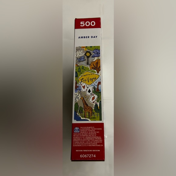 New “Amber Day Stateside Vaca” Map of the US Puzzle 24” x 18” 500 Pieces - Picture 13 of 16